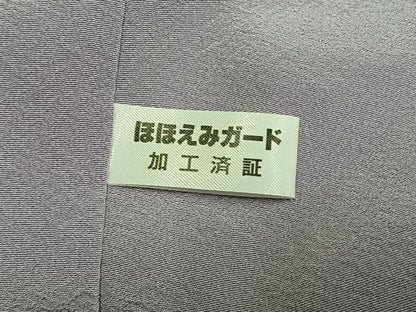 平和屋着物●上質な色無地　鴇浅葱色　正絹　逸品　AABL8373fy
