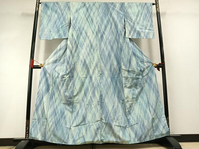 平和屋着物●上質な紬　霞文　正絹　逸品　未使用　AABL8419fy
