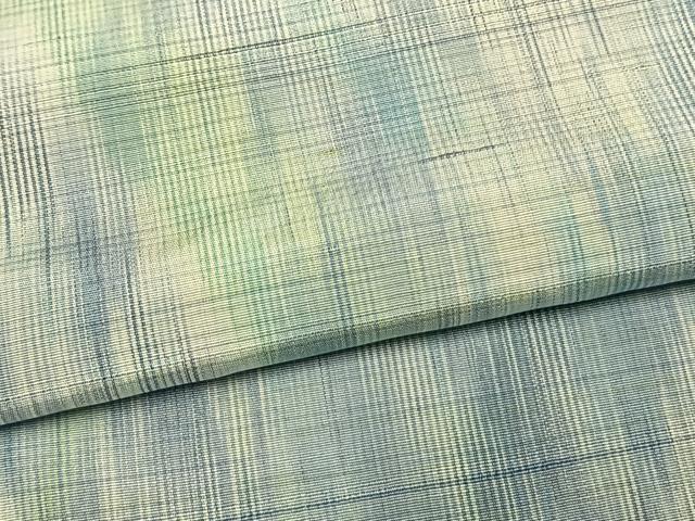 平和屋着物●上質な紬　霞文　正絹　逸品　未使用　AABL8419fy
