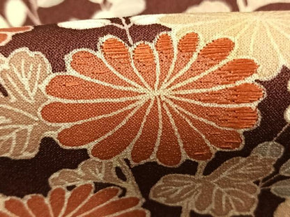 平和屋着物●訪問着　友禅　刺繍　草花文　正絹　逸品　AABL8430fy