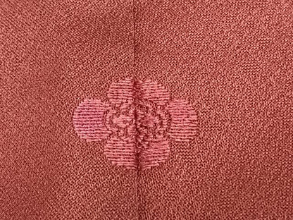 平和屋着物●訪問着　友禅　刺繍　草花文　正絹　逸品　AABL8430fy
