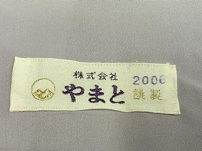 平和屋着物●中国三大刺繍　スワトウ刺繍　汕頭刺繍　訪問着　絞り　花鳥文　金銀彩　やまと誂製　正絹　逸品　AABL8431fy