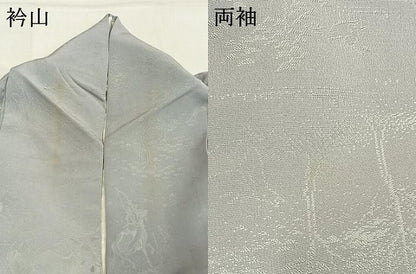 平和屋着物●訪問着　風景人物馬地紋　暈し染め　正絹　逸品　AABL8434fy