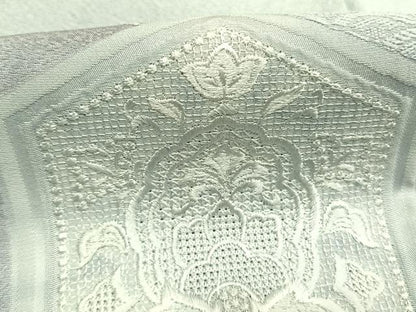 平和屋着物●中国三大刺繍　スワトウ刺繍　汕頭刺繍　総刺繍　訪問着　亀甲花文　暈し染め　正絹　逸品　AABL8439fy