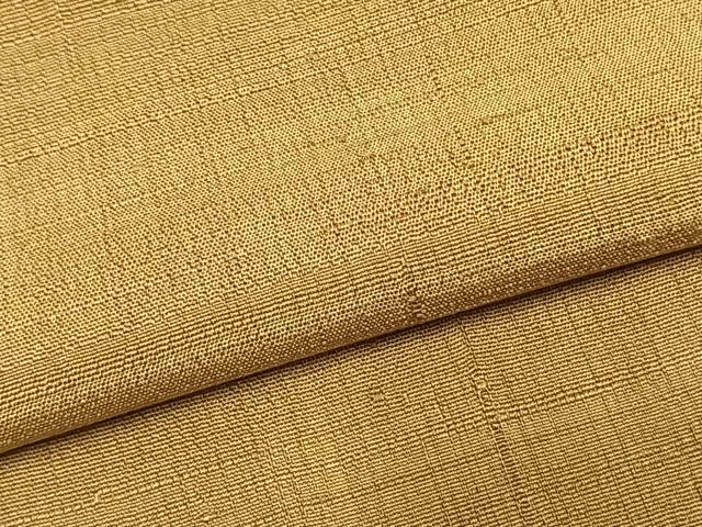 平和屋着物●上質な紬　色無地　桑染色　正絹　逸品　AABL8440fy