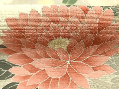 平和屋着物●訪問着　作家物　枝花文　暈し染め　正絹　逸品　AABL8450fy