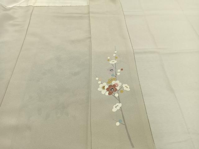 平和屋着物●訪問着　作家物　枝花文　暈し染め　正絹　逸品　AABL8450fy