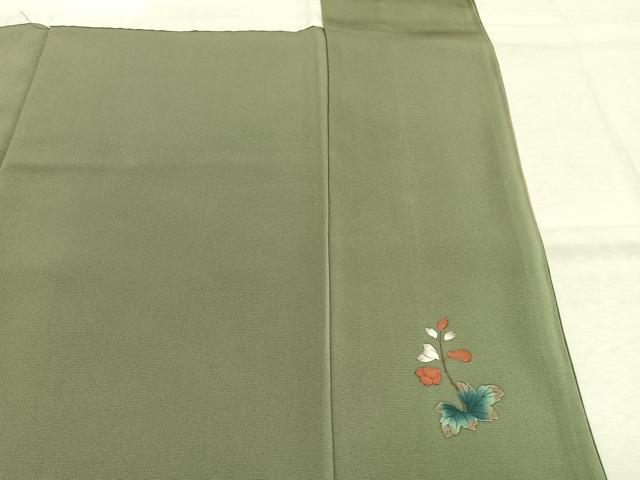 平和屋着物●訪問着　草花文　暈し染め　正絹　逸品　AABL8451fy