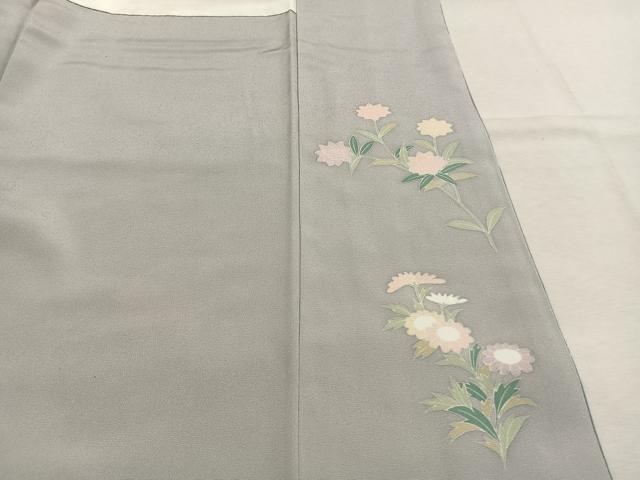 平和屋着物●訪問着　友禅　枝花文　暈し染め　ロング丈　正絹　逸品　未使用　AABL8457fy