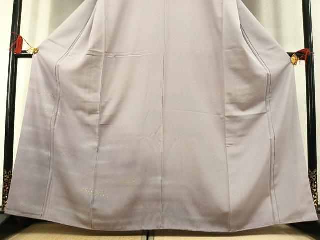 平和屋着物●訪問着　散らし文様　暈し染め　金銀彩　正絹　逸品　AABL8459fy