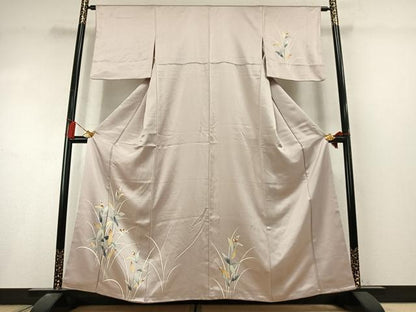 平和屋着物●訪問着　草花文　正絹　逸品　AABL8472fy
