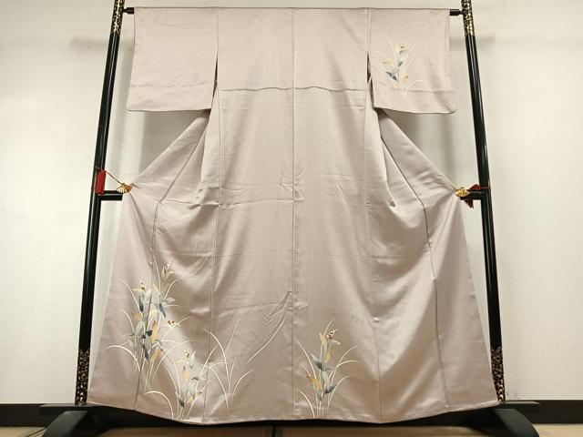 平和屋着物●訪問着　草花文　正絹　逸品　AABL8472fy