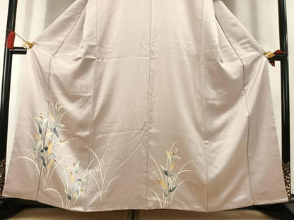平和屋着物●訪問着　草花文　正絹　逸品　AABL8472fy