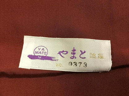 平和屋着物●本場大島紬　枝花文　やまと誂製　正絹　逸品　未使用　AABL8484fy