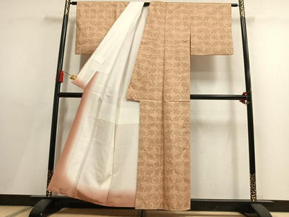 平和屋着物●本場大島紬　9マルキ　人物文　正絹　逸品　AABL8495fy