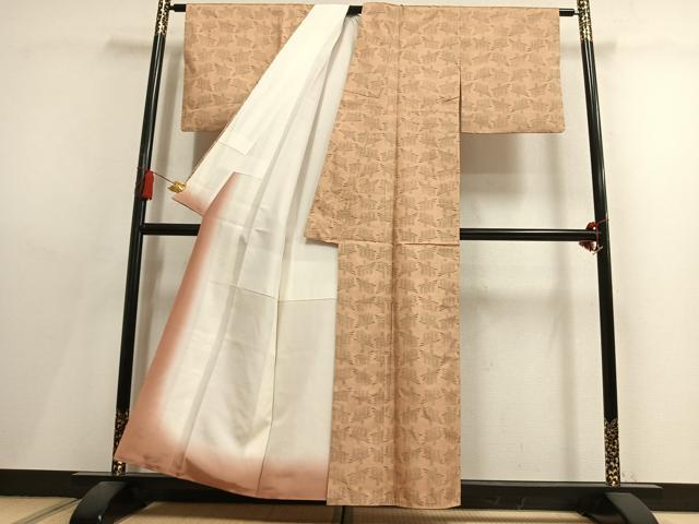 平和屋着物●本場大島紬　9マルキ　人物文　正絹　逸品　AABL8495fy