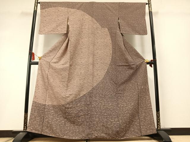 平和屋着物●訪問着　作家物　抽象文様　正絹　逸品　AABL8498fy