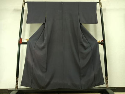 平和屋着物●訪問着　雪輪市松文様　暈し染め　正絹　逸品　AABL8509fy