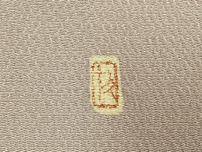 平和屋着物●加賀友禅の巨匠 初代 由水十久監修 中国三大刺繍 相良刺繍 総刺繍 色留袖 雪輪花文 鬼しぼ縮緬 正絹 逸品 AABL8513fy