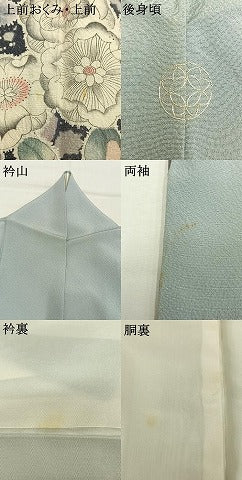 平和屋着物●訪問着　絞り　辻が花　暈し染め　やまと誂製　正絹　逸品　AABL8515fy