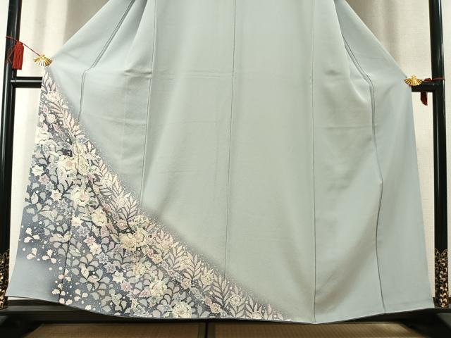 平和屋着物●訪問着　絞り　辻が花　暈し染め　やまと誂製　正絹　逸品　AABL8515fy