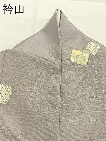 平和屋着物●上質な小紋　色紙文　金彩　正絹　逸品　AABL8522fy
