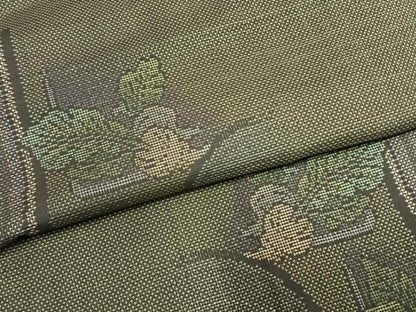 平和屋着物●本場大島紬　9マルキ　成り物　正絹　逸品　AABL8525fy