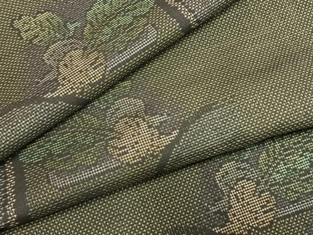 平和屋着物●本場大島紬　9マルキ　成り物　正絹　逸品　AABL8525fy