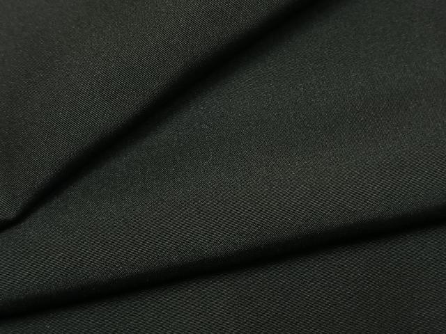 平和屋着物●男性　黒紋付　羽織セット　正絹　逸品　AABL8527fy