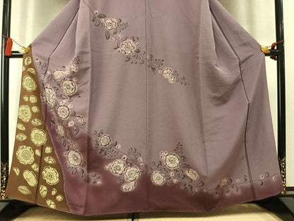 平和屋着物●訪問着　絞り　辻が花　暈し染め　正絹　逸品　AABL8530fy
