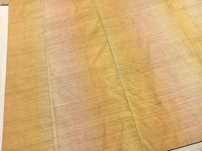 平和屋着物●上質な紬　霞文　正絹　逸品　AABL8536fy