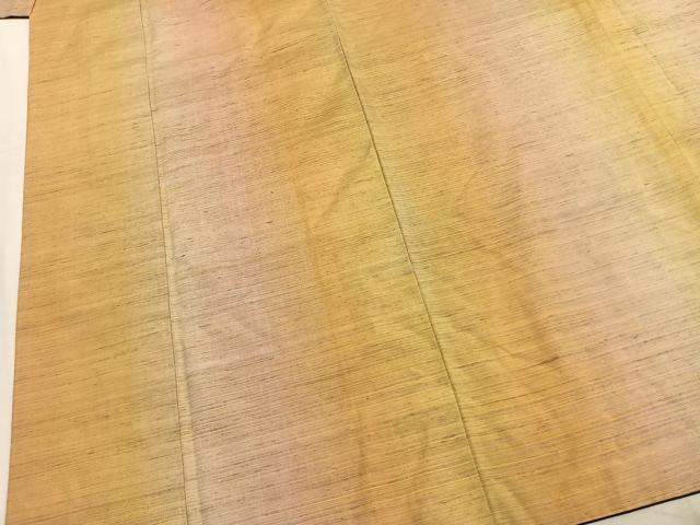 平和屋着物●上質な紬　霞文　正絹　逸品　AABL8536fy
