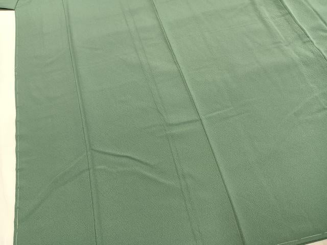 平和屋着物●上質な色無地　薄青色　正絹　逸品　未使用　AABL8561fy
