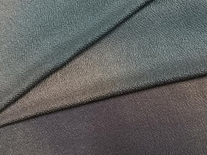 平和屋着物●上質な小紋　霞文　暈し染め　鬼しぼ縮緬　正絹　逸品　AABL8576fy