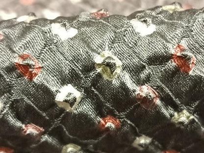 平和屋着物●上質な小紋　総絞り　暈し染め　正絹　逸品　AABL8577fy