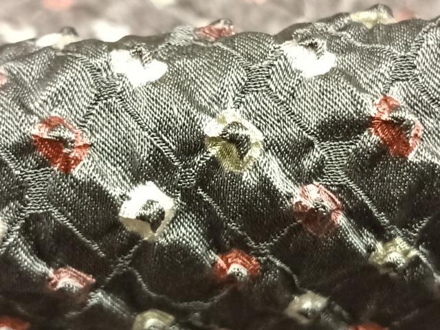 平和屋着物●上質な小紋　総絞り　暈し染め　正絹　逸品　AABL8577fy