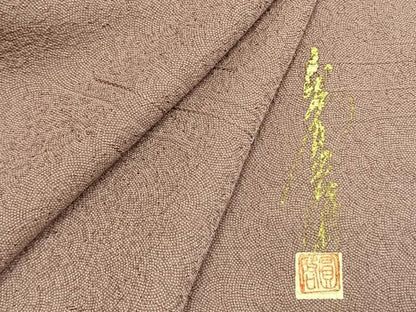 平和屋着物●江戸小紋　作家物　鮫小紋柄　正絹　逸品　AABL8647fy