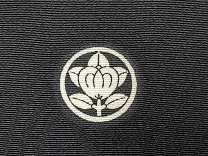 平和屋着物●本加賀友禅作家　堀哲也　黒留袖　風景花文　正絹　逸品　AABL8704fy