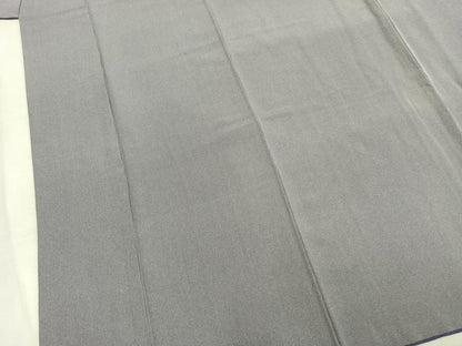 平和屋着物●小紋師　宍戸陵　江戸小紋　万筋　紫色×白色　正絹　逸品　AABL8721fy