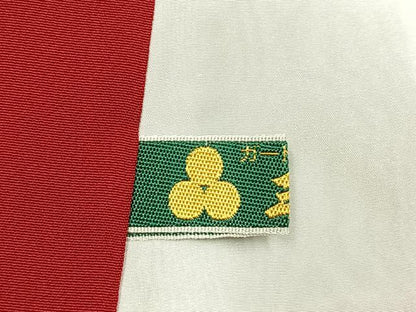 平和屋着物●豪華振袖　駒刺繍　草花文　暈し染め　金彩　銀通し地　正絹　逸品　AABL8725fy