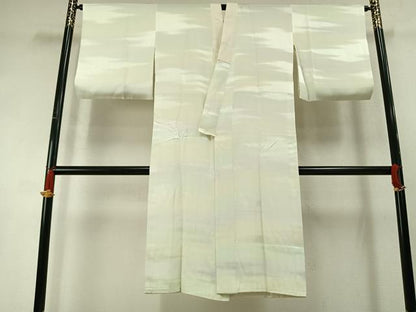 平和屋着物●長襦袢　無双仕立て　作家物　霞地紋　暈し染め　正絹　逸品　AABL8727fy