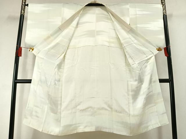 平和屋着物●長襦袢　無双仕立て　作家物　霞地紋　暈し染め　正絹　逸品　AABL8727fy
