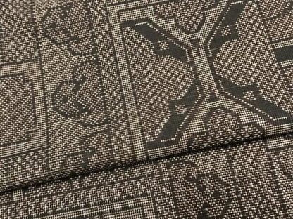 平和屋着物●本場大島紬　9マルキ　色紙重ね文　正絹　逸品　AABL8739fy