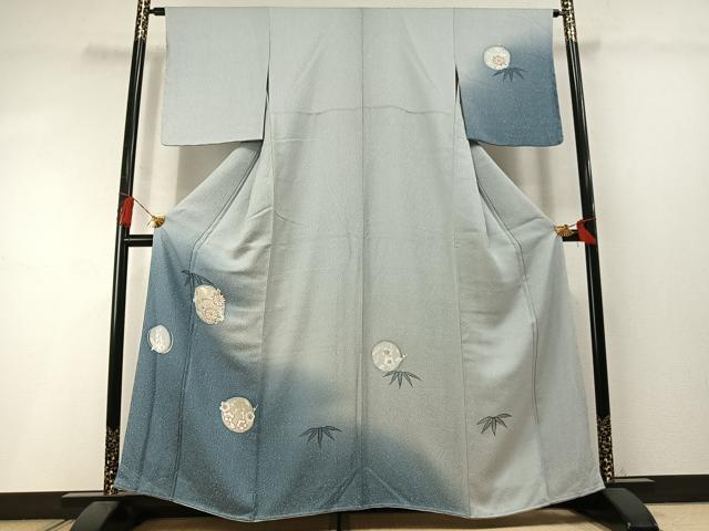 平和屋着物●訪問着　花丸文　暈し染め　正絹　逸品　未使用　AABL8740fy