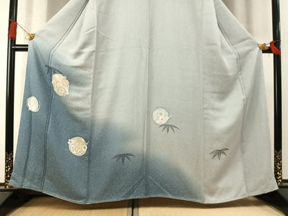 平和屋着物●訪問着　花丸文　暈し染め　正絹　逸品　未使用　AABL8740fy