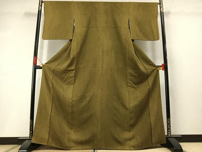 平和屋着物●染色の魔術師　染乃座・大久保玄才　そめのざ玄才　小紋　霞文　正絹　逸品　AABL8747fy