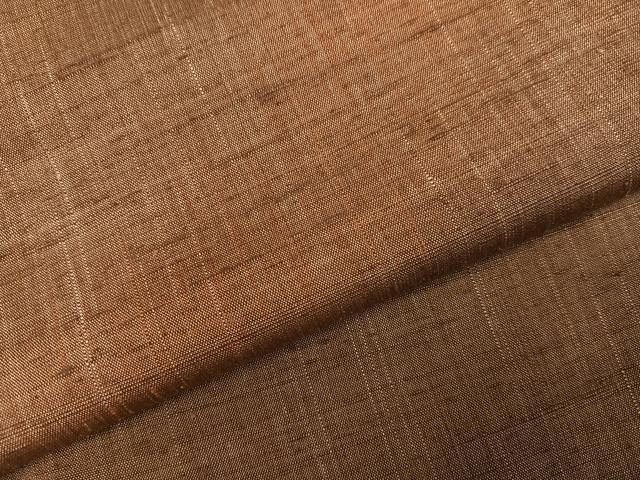 平和屋着物●菅原工房　菅原結作　漢方染紬　霞文　証紙付き　正絹　逸品　AABL8780ph