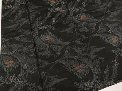 平和屋着物●本場大島紬　風景文　正絹　逸品　AABL8813ph