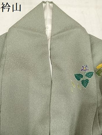 平和屋着物●訪問着　作家物　花蝶文　暈し染め　正絹　逸品　AABL8845ph