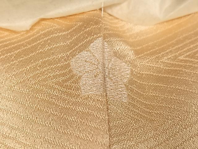 平和屋着物●豪華色留袖　刺繍　草花文　金彩　正絹　逸品　AABL8897ph